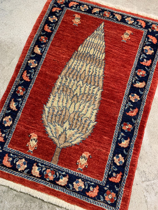 2'x3' Hand-Knotted 100% Wool Noel Rug - Area Carpet