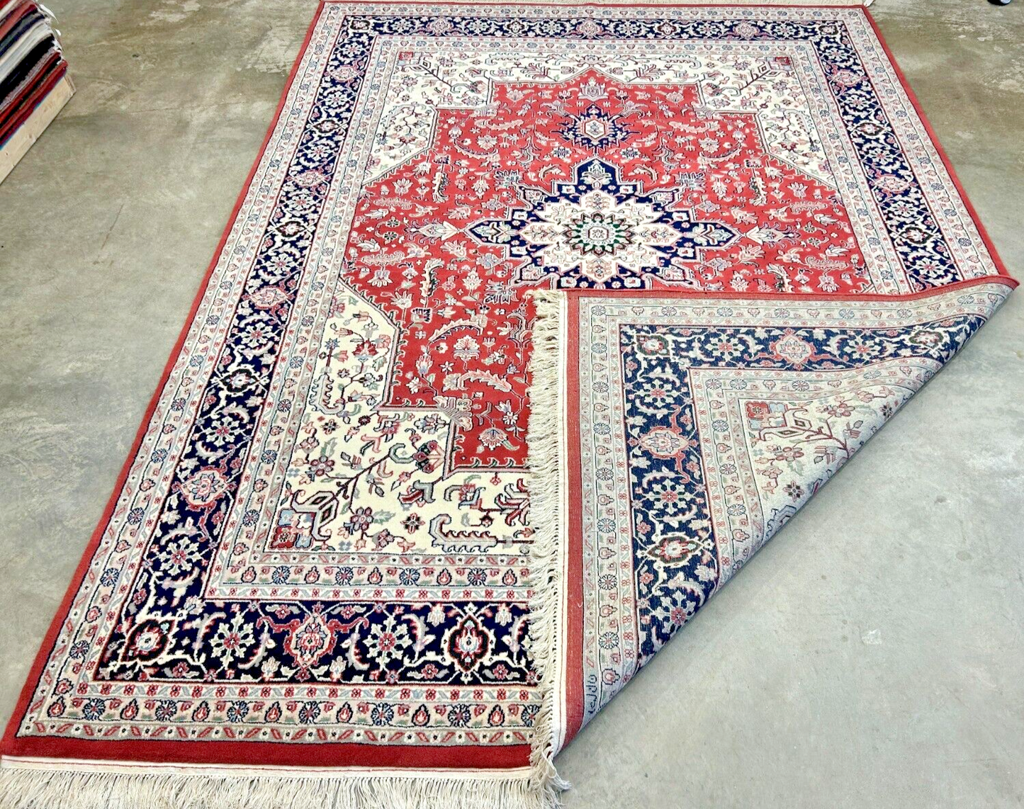 9' x 12' Hand-Knotted 100% Wool Carpet - Herize Design Area Rug