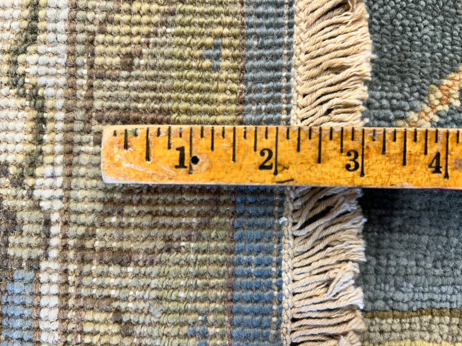 9'x12' Hand-Knotted 100% Wool Pile Mahal Design Carpet - Area Rug