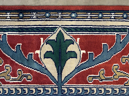 9'x12' Hand-Knotted 100%  Wool Pile All-Over Area Rug