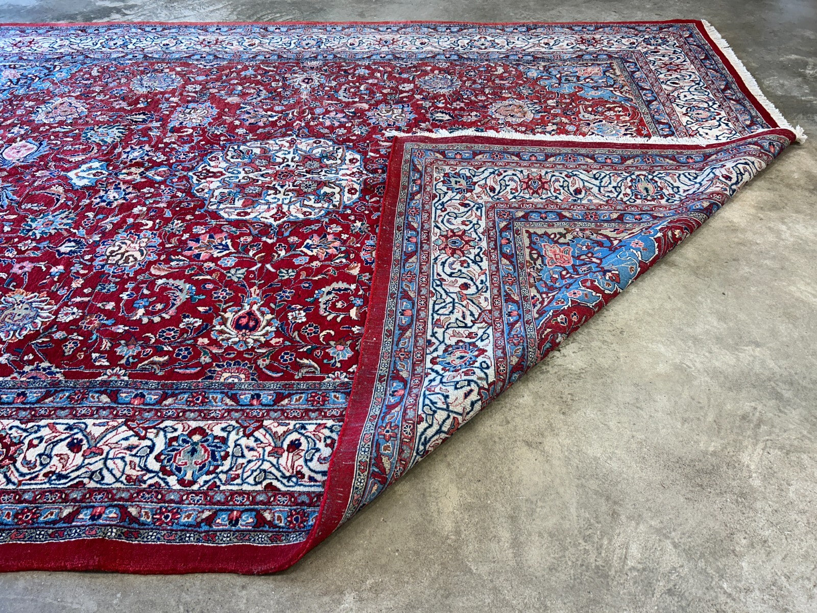9'3"x12'6" Hand-Knotted 100% Wool Pile Mashade Rug