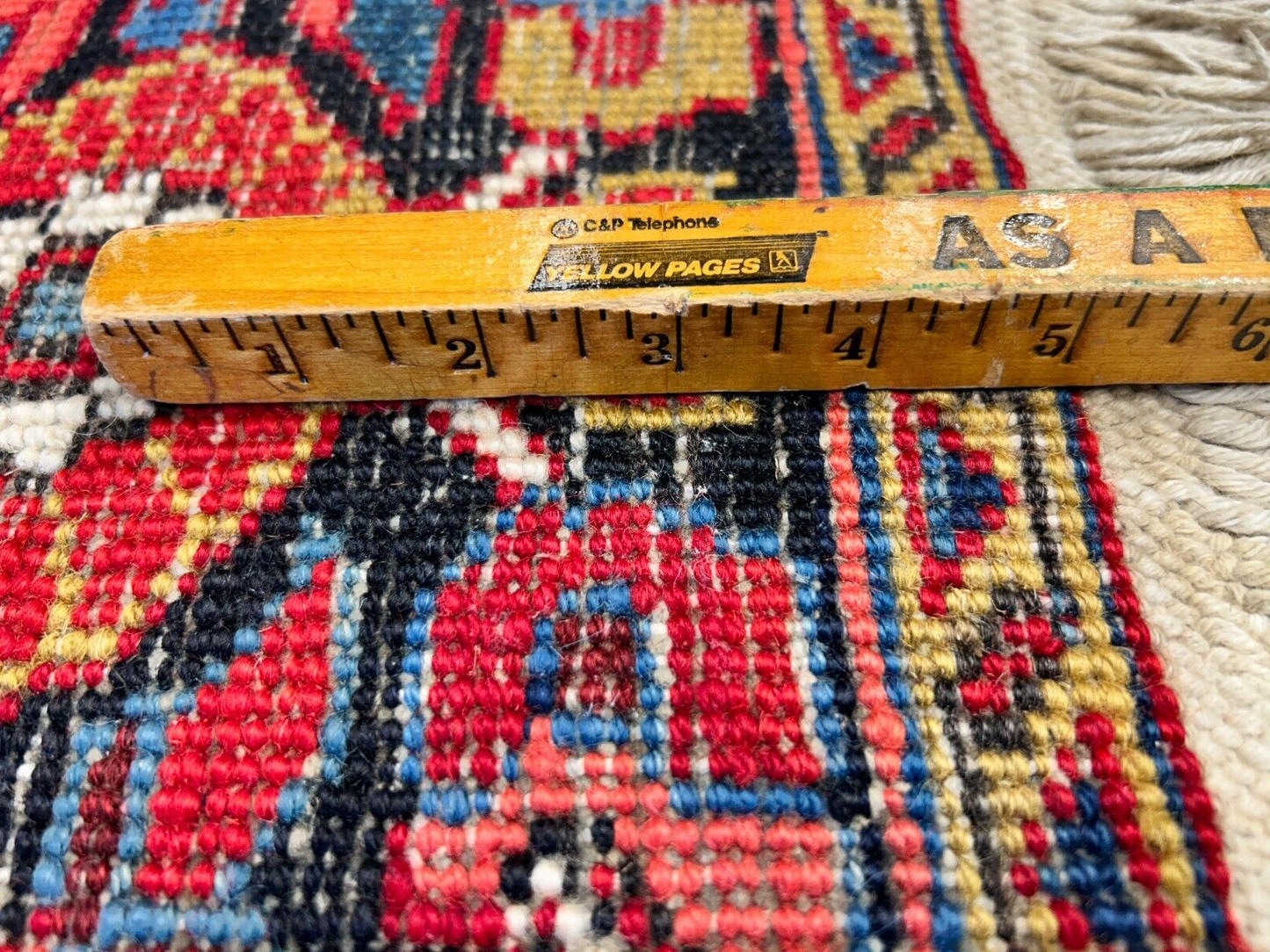 7'9"x11'4" Hand-Knotted 100% Wool Pile Herize Rug