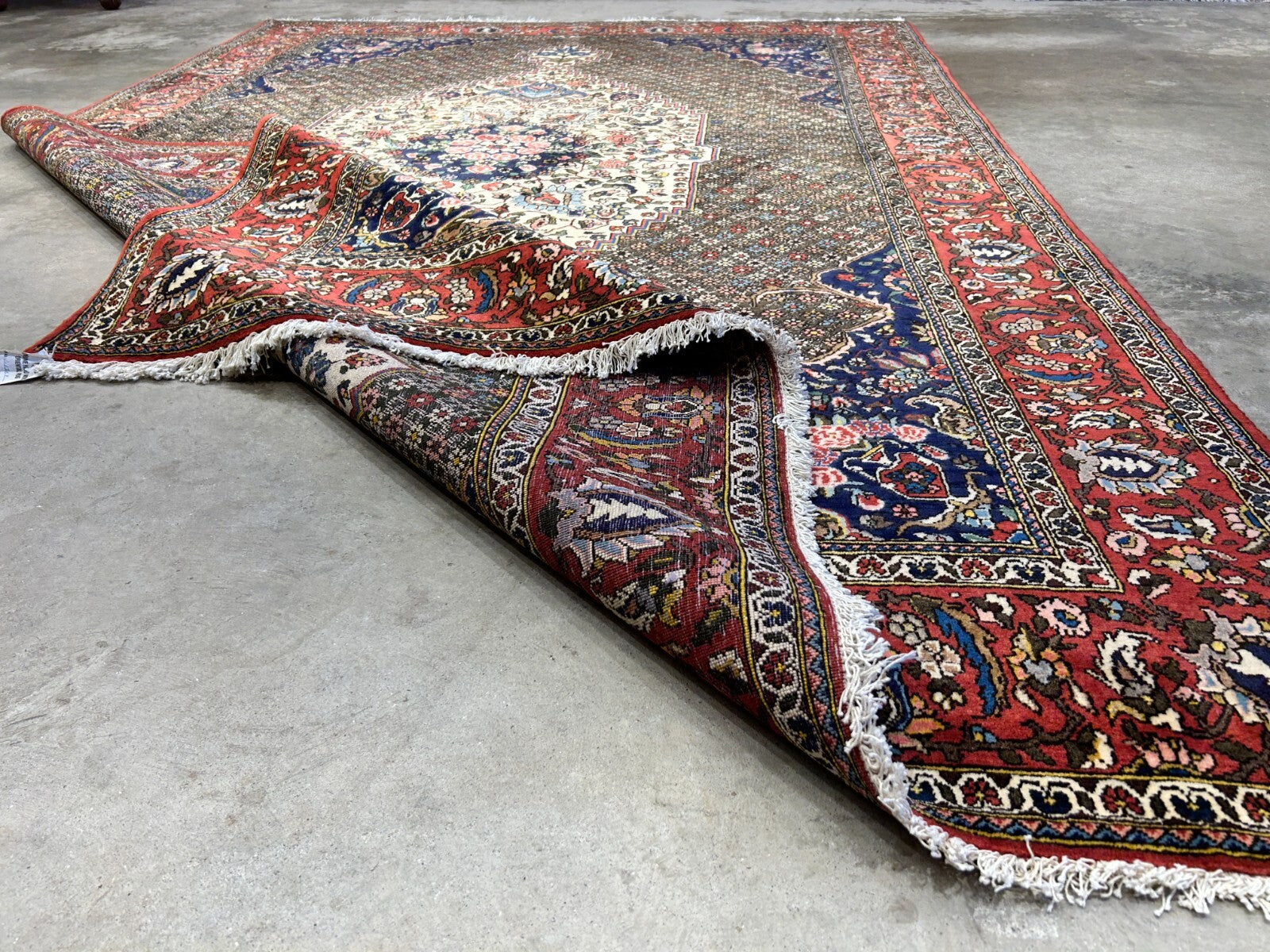 6'6"x10'0" Hand-Knotted 100% Wool Pile Bakhtiarie Carpet - Area Rug