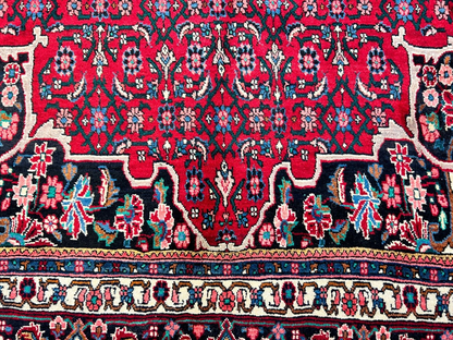 6'7"x10'6" Hand-Knotted 100% Wool Pile Bidjare Carpet - Area Rug