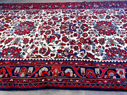 5'2" x 10'11'' Hand-Knotted 100% Lamb Wool Carpet - Hamadane Area Rug