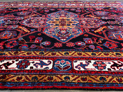 5'0" x 10'3'' Hand-Knotted 100% Lamb Wool Pile Nahavande Area Rug
