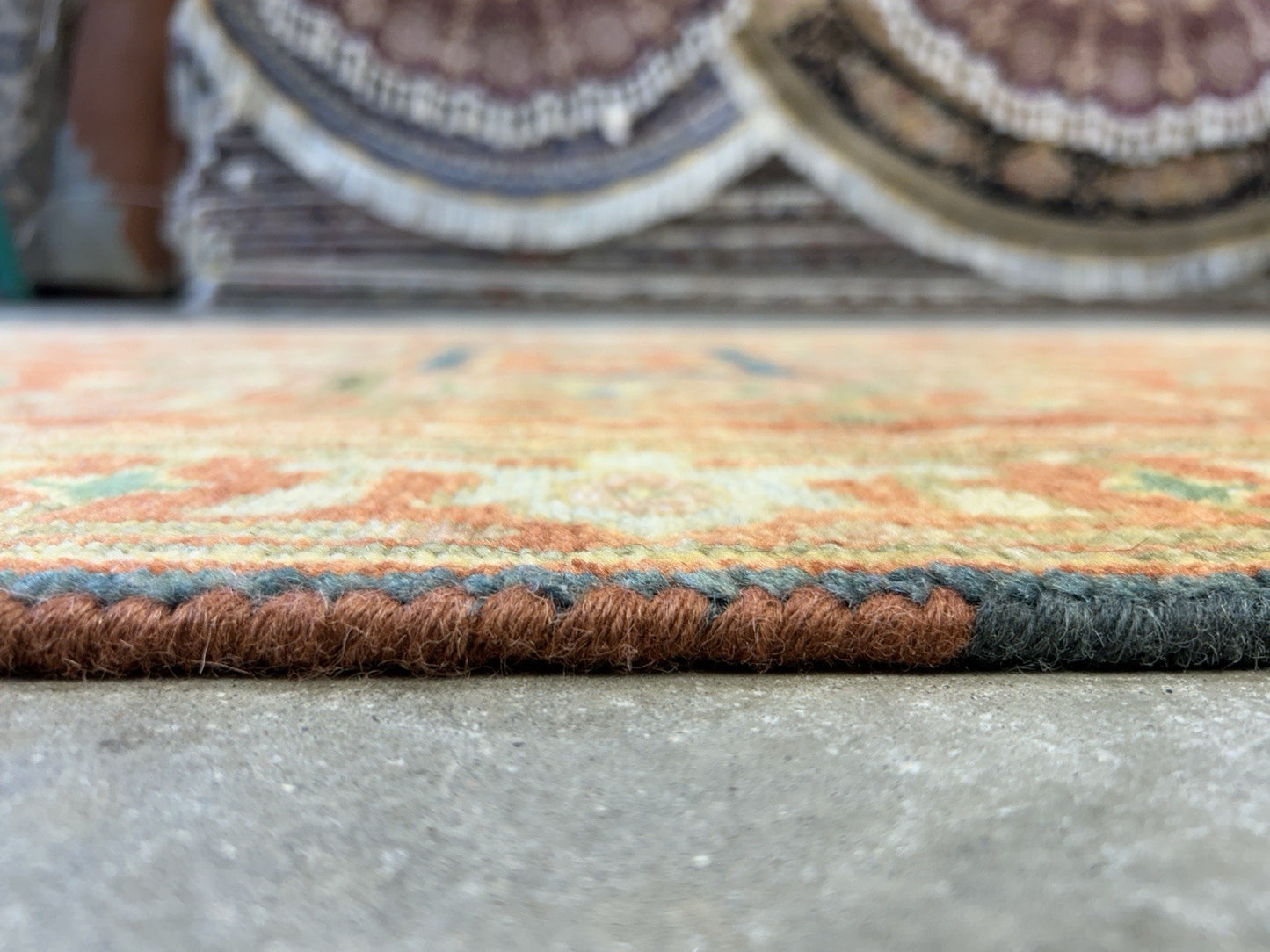 3’x5’ Hand-Knotted 100% Wool Indoserapi Area Rug - Carpet