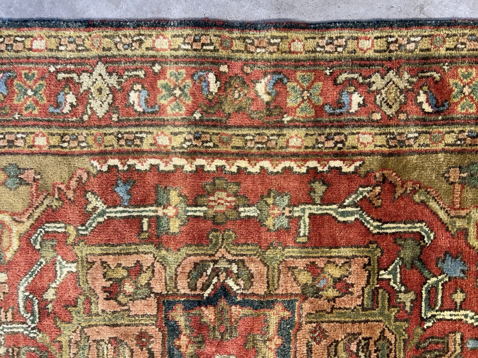 4’1”x6’1” Hand-Knotted 100% Wool Indoserapi Area Rug - Carpet