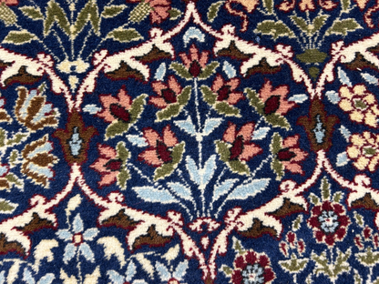 7'3"x10'10'' Hand-Knotted 100% Wool Pile Hereke Area Rug