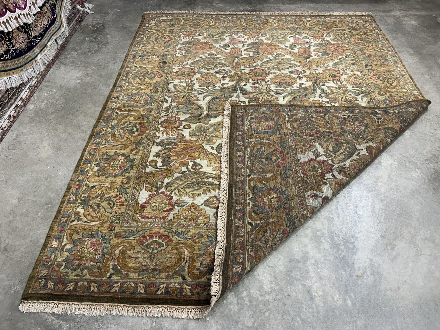 8’x10’ Hand-Knotted 100% Wool Pile Oriental Area Rug - Carpet