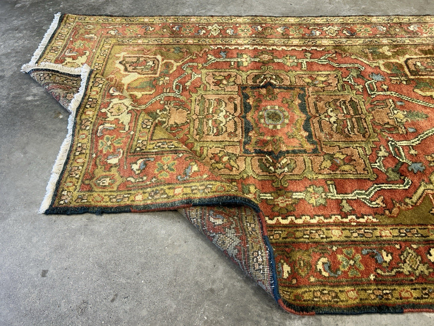 4’1”x6’1” Hand-Knotted 100% Wool Indoserapi Area Rug - Carpet