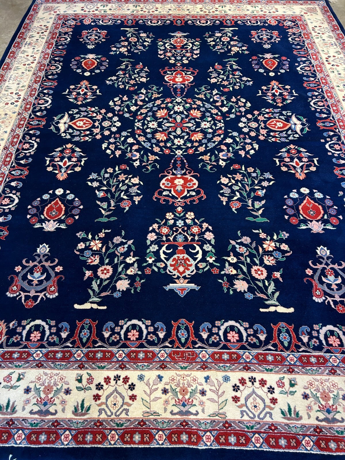 9'x12' Fine Hand-Knotted 100% Lamb Wool Pile SinoPersian Rug