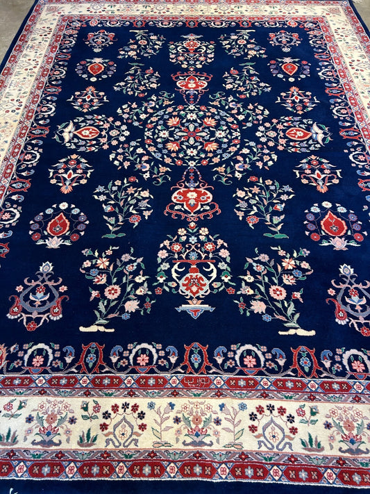 9'x12' Fine Hand-Knotted 100% Lamb Wool Pile SinoPersian Rug