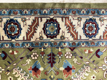 8'10"x11'8" Hand-Knotted 100% Wool Pile Oriental Rug