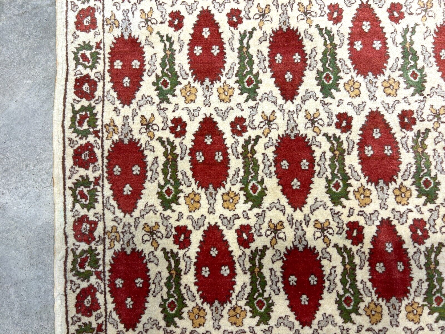 6'1"x9'2" Hand-Knotted 100% Wool Pile Turkish Carpet - Area Rug