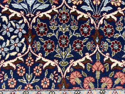 7'3"x10'10'' Hand-Knotted 100% Wool Pile Hereke Area Rug