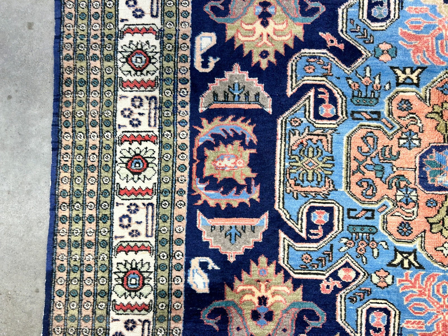 6'x9'10" Hand-Knotted 100% Wool Pile Ardabile Carpet - Area Rug