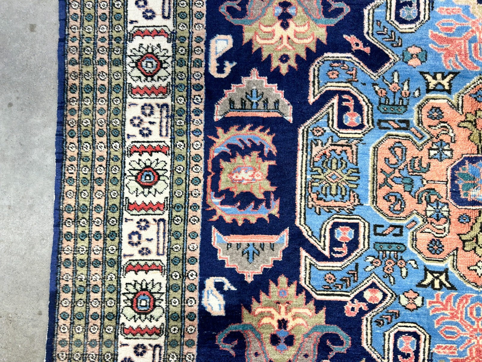 6'x9'10" Hand-Knotted 100% Wool Pile Ardabile Carpet - Area Rug