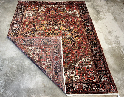 9'7"x12'8" Hand-Knotted 100% Lamb Wool Herize Carpet - Area Rug