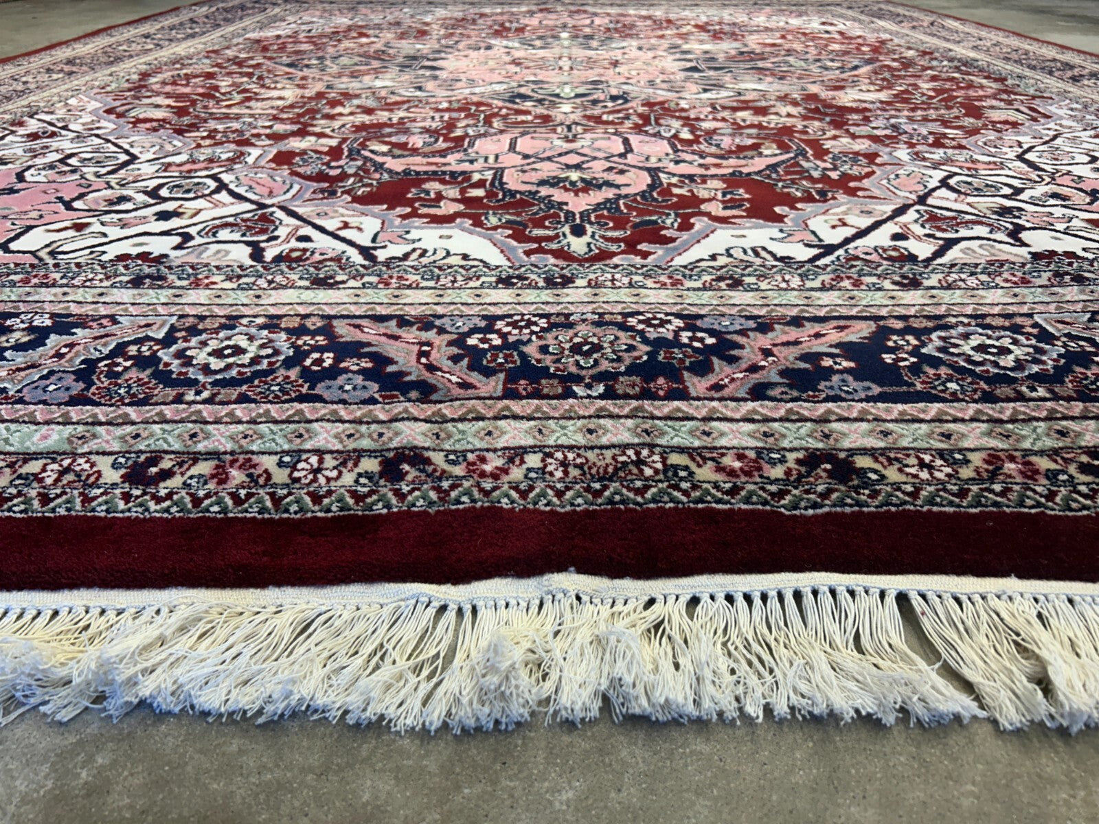 9'x11'9" Hand-Knotted 100% Wool Pile Herize Rug