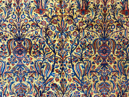 8'8"x11'9" Collector Antique 100% Wool Pile Sarouke Rug