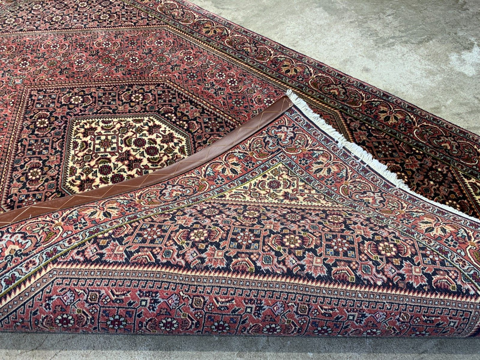 3'7"x5'9" Hand-Knotted 100% Wool Pile Bijare Carpet - Area Rug