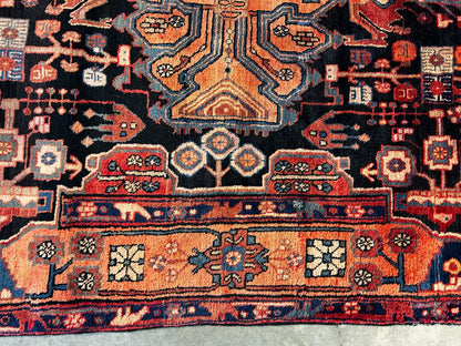 5'4" x 9'3" Hand-Knotted 100% Wool Pile Nahavande Area Rug - Carpet