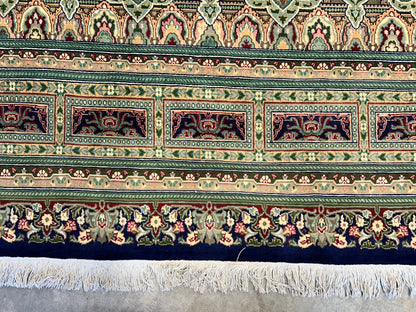 8'10"x11'10" Hand-Knotted 100% Wool Pile Oriental Rug