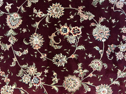 9'x12' Hand-Knotted Wool & Silk Pile SinoPersian Rug