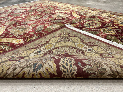 7'x10' Hand-Knotted 100% Wool Pile Agra Carpet - Area Rug