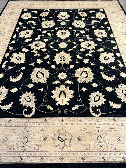 9'x12' Hand-Knotted 100% Wool Pile Oriental Rug