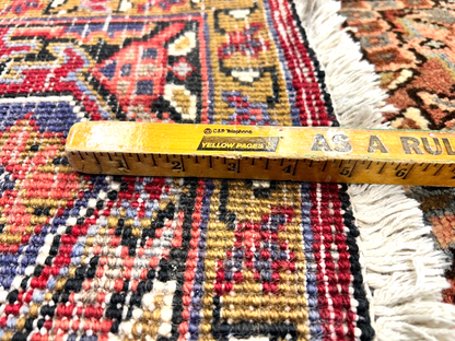 9'x11'9" Hand-Knotted 100% Wool Pile Herize Rug