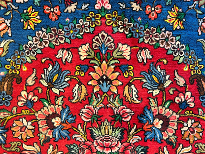 8'4"x11'11" Hand-Knotted 100% Wool Pile Bakhtiarie Rug