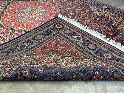 6'7"x9'4" Hand-Knotted 100% Wool Pile Tabrize Fishe Design Carpet - Area Rug