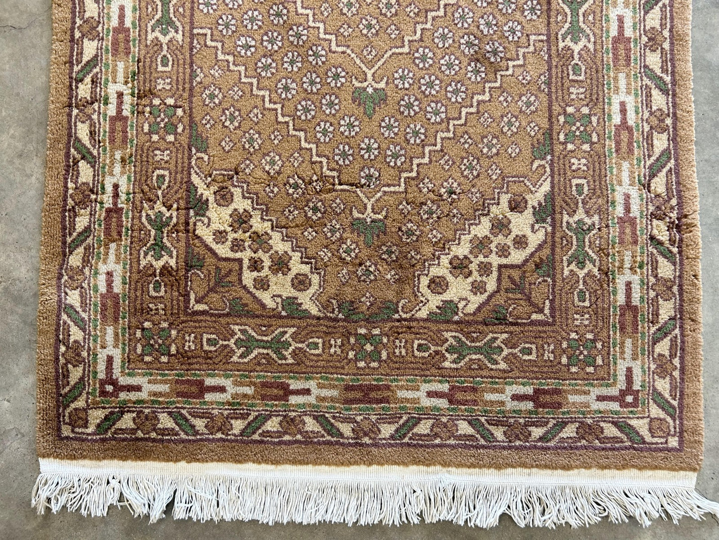 3'x6' Hand-Knotted 100% Wool Pile Oriental Area Rug - Carpet