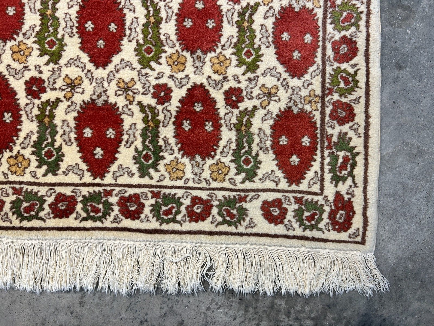 6'1"x9'2" Hand-Knotted 100% Wool Pile Turkish Carpet - Area Rug