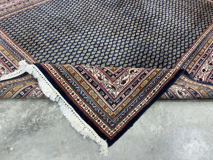 7’11”x10’ Vintage Hand-Knotted 100% Wool Pile Oriental Area Rug - Carpet