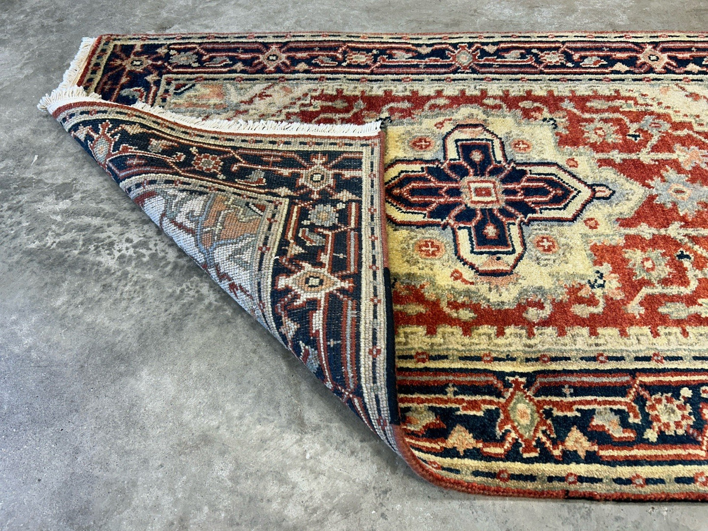 3’1"x5’1" Hand-Knotted 100% Wool Indoserapi Area Rug - Carpet