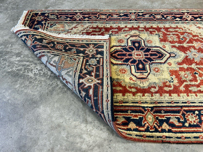 3’1"x5’1" Hand-Knotted 100% Wool Indoserapi Area Rug - Carpet