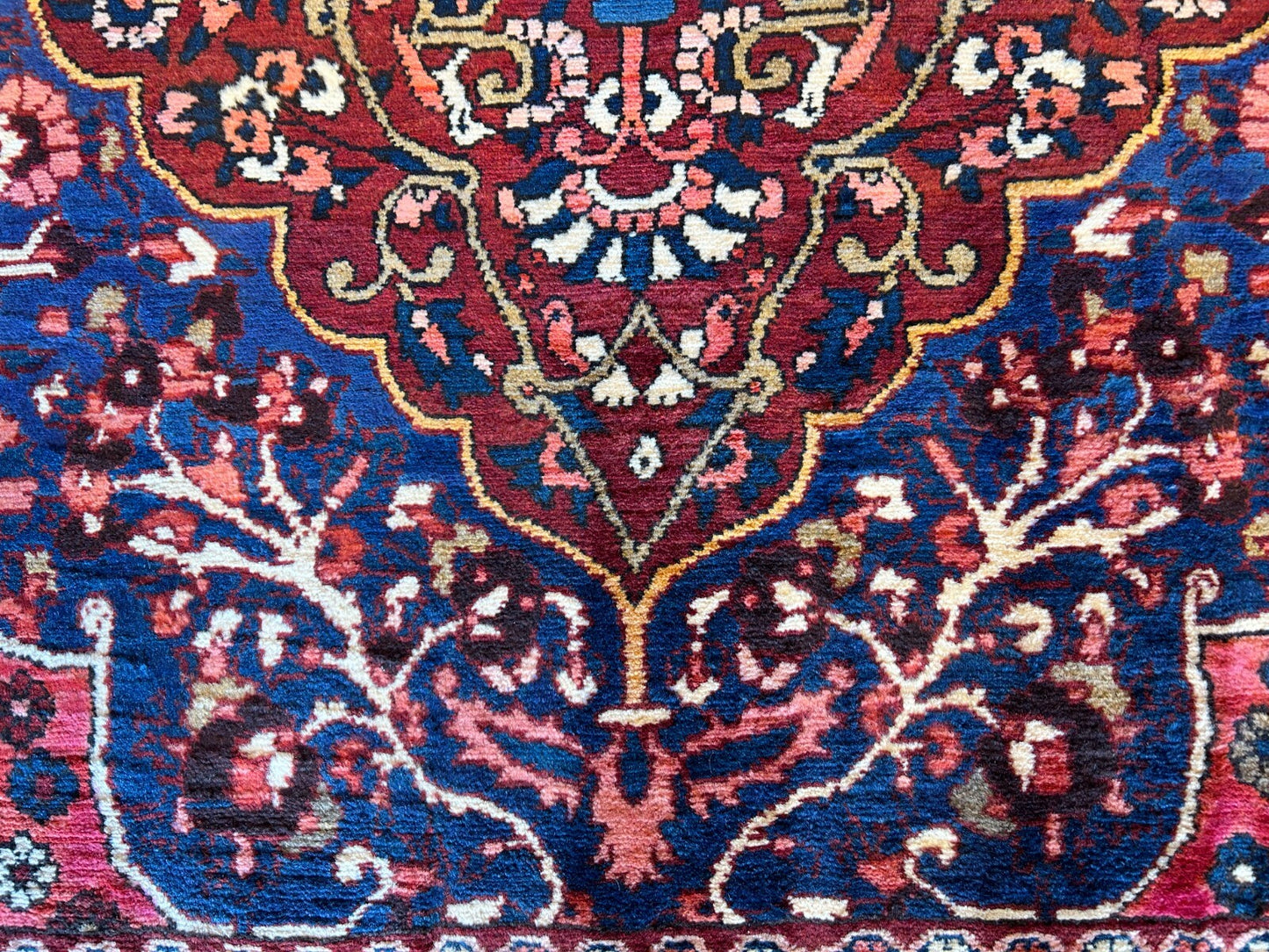 8'4"x11'6" Hand-Knotted 100% Wool Pile Bakhtiarie Rug