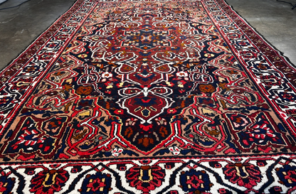 5'5" x 8'10" Hand-Knotted 100% Wool Pile Bakhtiarie Area Rug - Carpet