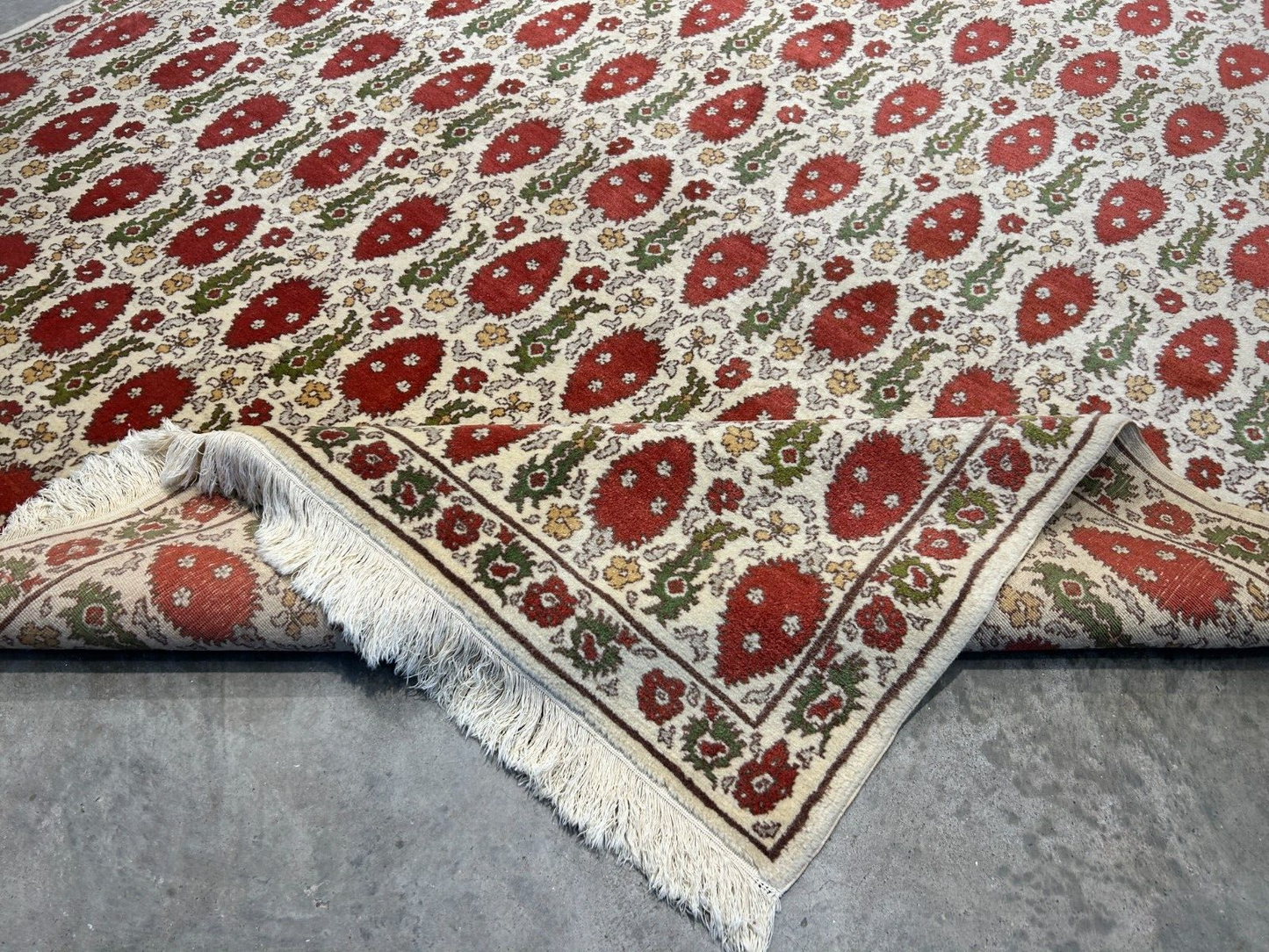 6'1"x9'2" Hand-Knotted 100% Wool Pile Turkish Carpet - Area Rug