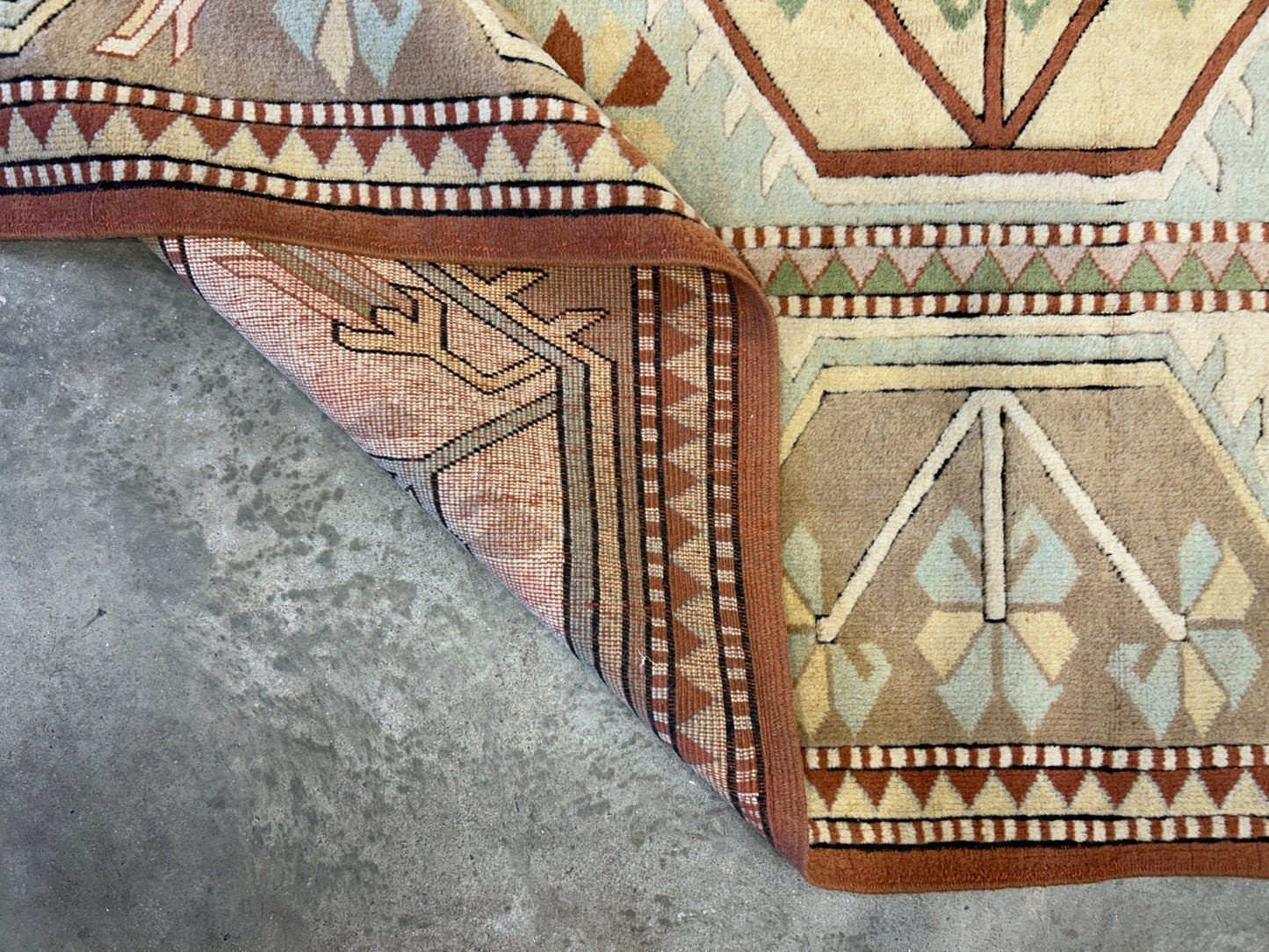 8'10"x11'8" Hand-Knotted 100%  Wool Pile Kazak Rug