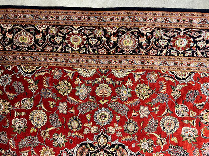 6'10"x9'9" Exquisite Hand-Knotted 100% Silk Kashane Rug