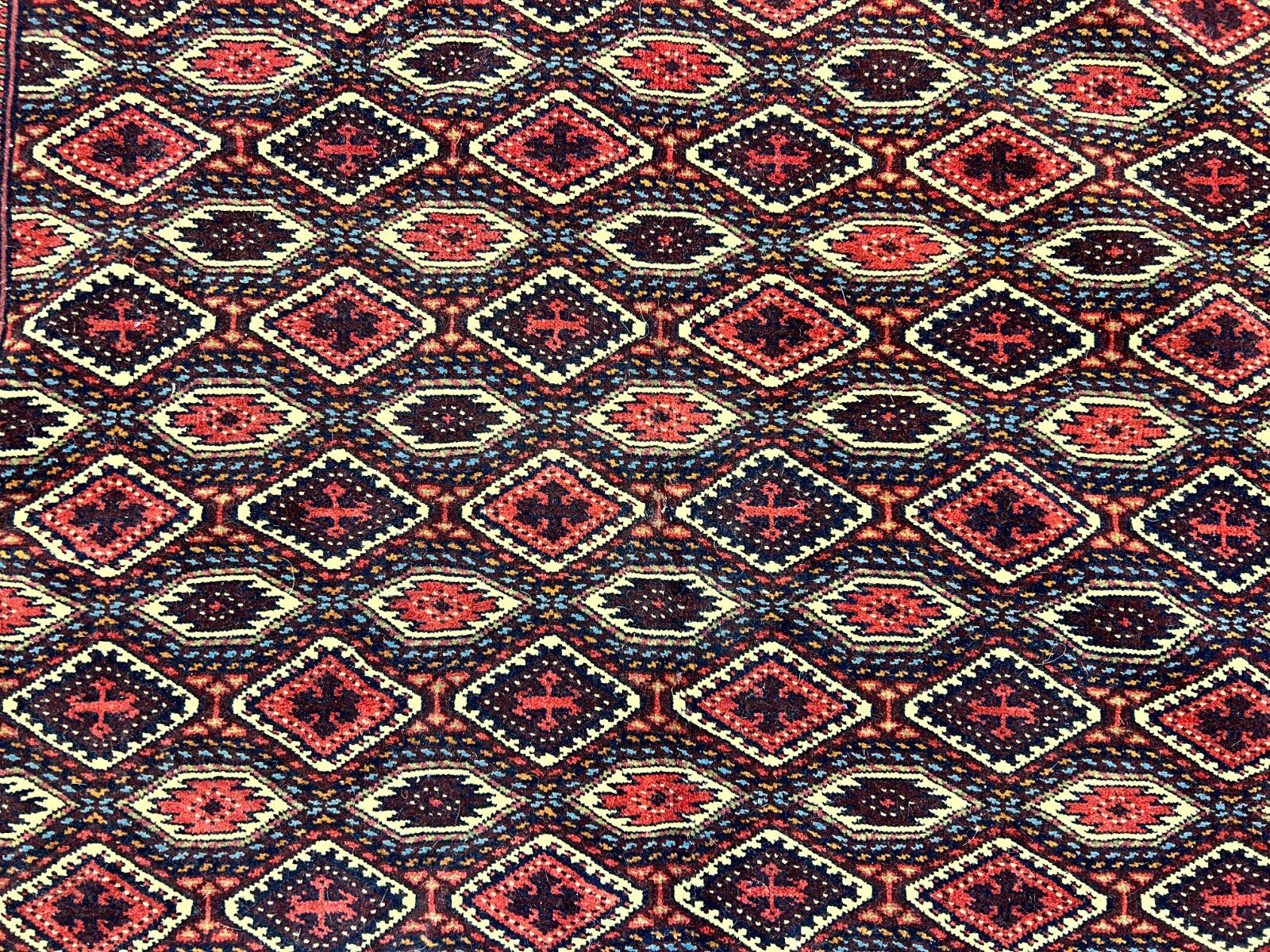 6'3"x9'2" Hand-Knotted 100% Wool Carpet - Bokhara Area Rug