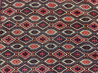 6'3"x9'2" Hand-Knotted 100% Wool Carpet - Bokhara Area Rug