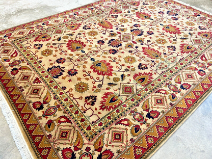 8'11" x 12' Hand-Knotted 100% Wool Carpet - Herize Design Area Rug