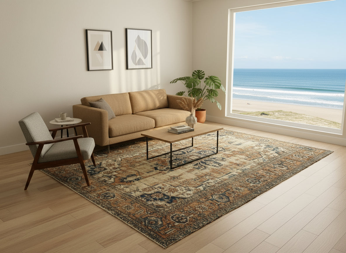 Collector Item- 10’5”x12’8” Old Antique Hand-Knotted Wool Pile Serapie Area Rug