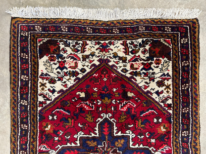 3'x4'6" Hand-Knotted 100% Wool Pile Herize Area Rug - Carpet