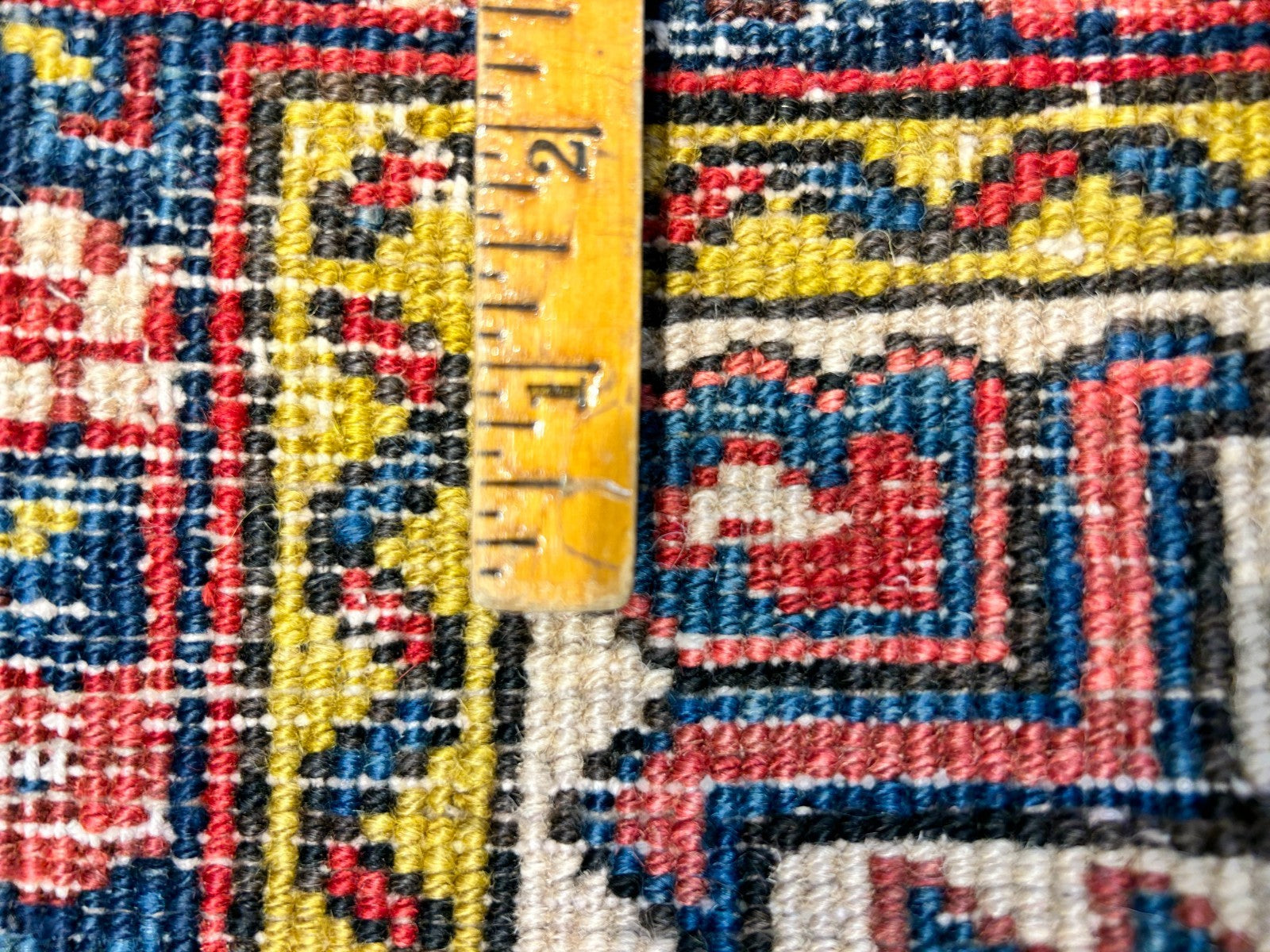 3'2"x5' Antique Hand-Knotted 100% Wool Pile Herize Bakhshayesh Rug